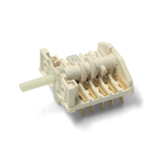 Переключатель духовки DE LONGHI COK300DL 050032 - ELBA (5CH/0158, шток-24mm, 5 поз., 16A 250V, 3/4hp 125V, белый)